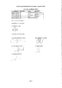 thumbnail of Liste des candidats admis à l’examen professionnel de colonel (session 2018)