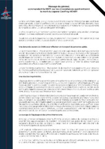 thumbnail of MESSAGE INTERNE CPL HENRY